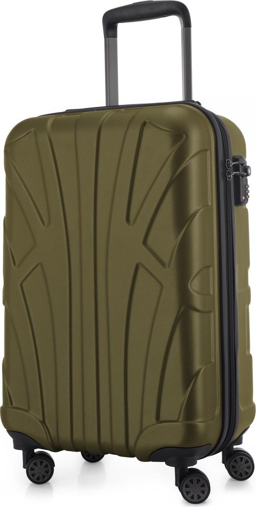 Suitline - leichtes Handgepäck 55x35x20 cm Flugzeug-Trolley 34 L Bordgepäck Hand-Koffer leicht Bord-Koffer 4 Rollen Kabinengepäck Hand Luggage T...