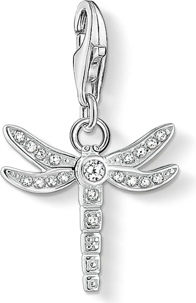 Ciondolo Libellula Thomas Sabo 1800-051-14 Argento e Zirconi Eleganti