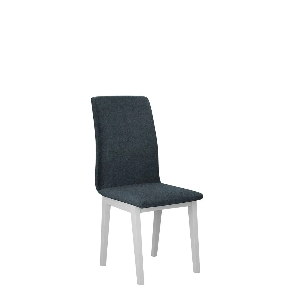 Sedia da Cucina Adkins 1 - Comoda Seduta Imbottita Blu e Bianco