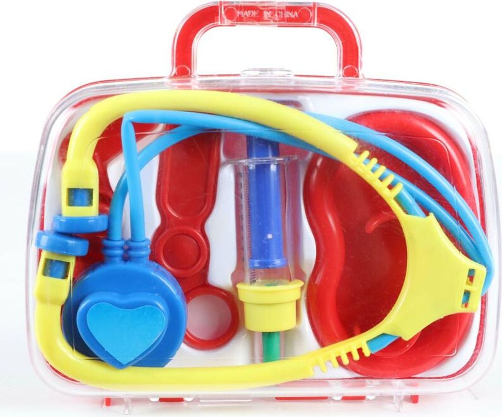 6x Doktor Set Kinder Spielzeug Lernen Arzt Koffer Kit Medizin Rollen Geschenk