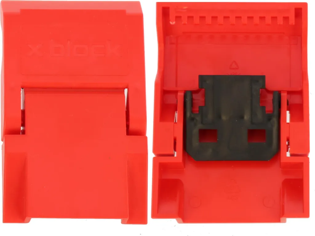 Lot de 10 Boîtes de Rangement X BLOCK avec Fermeture à Serrage Robuste