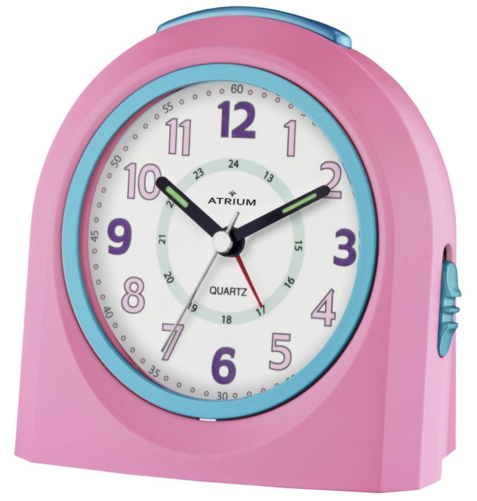 ATRIUM A921-17 Wecker Alarm Analog rosa blau Produktbild 
