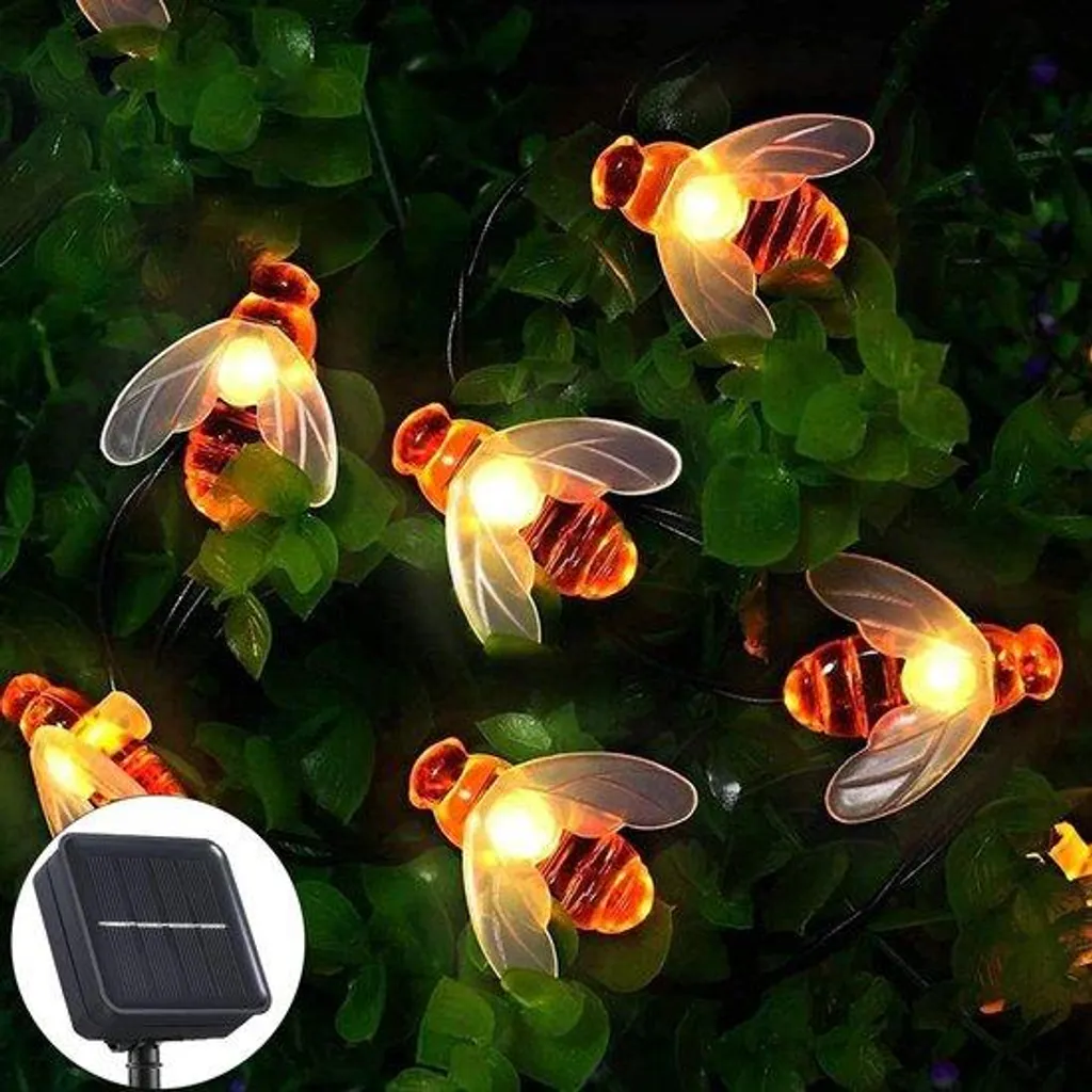 Luminaire de jardin solaire 20 LED étanche pour balisage de clôture