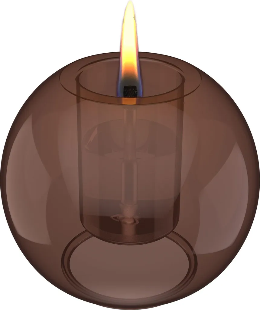 Bougie de Table Design Ambre Globus 10 Tenderflame pour Salon Zen