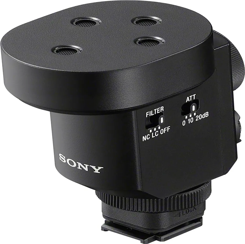 Microphone pour Appareil Photo Sony ECM-M1 Directif et Stéréo Digital