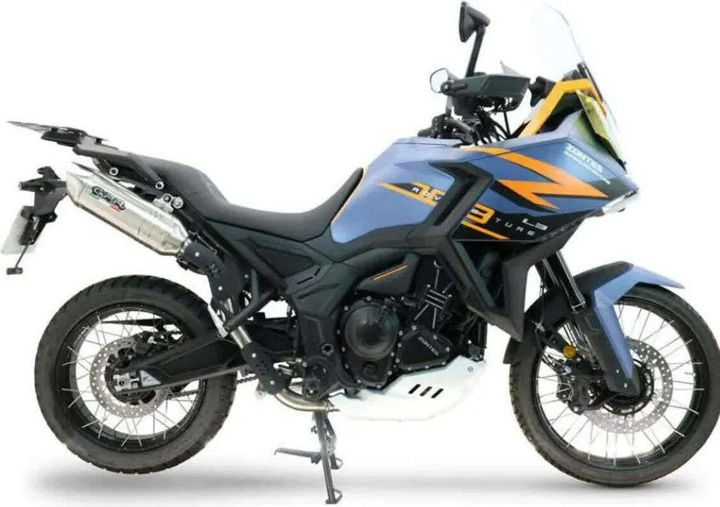 Échappement Moto GPR Furore-X en Inox pour Zontes 703 F Homologué CE