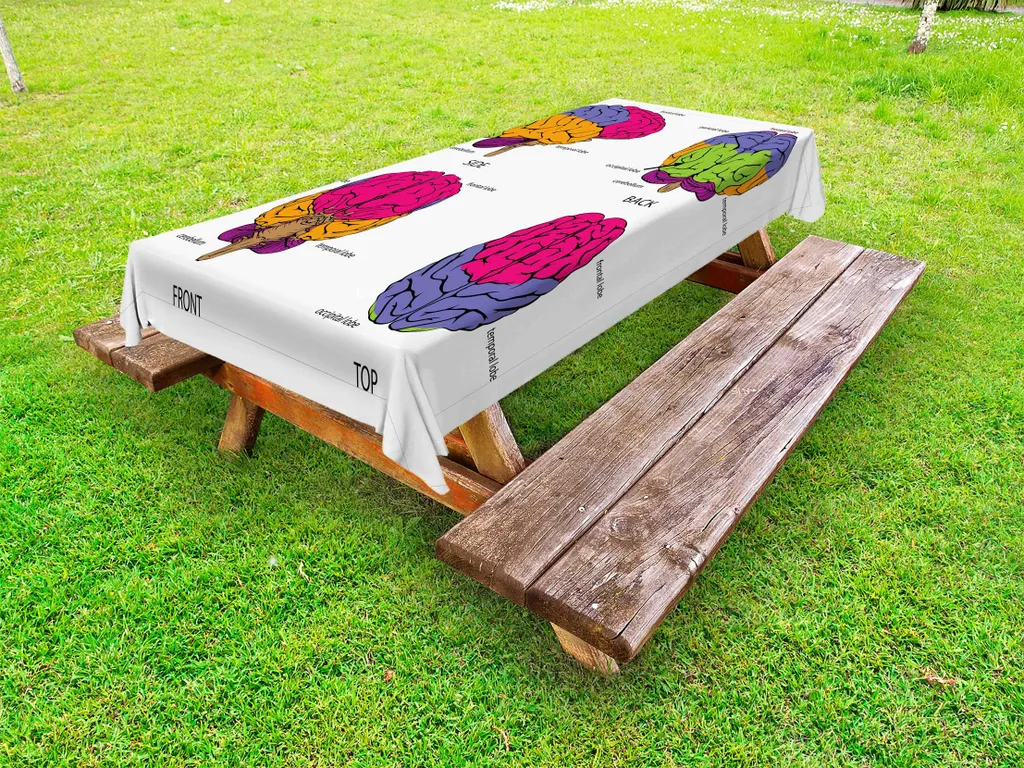 ABAKUHAUS Bianco e Nero Servizio all'Americana, piazze interlacciato, Rettangolare Decorativo per Sala da Pranzo Cucina, 40 cm x 180 cm, Nero Bianco