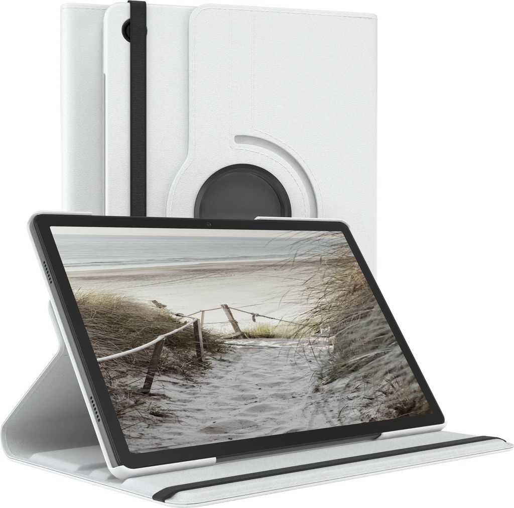 EAZY CASE - Tablet Hülle für Samsung Galaxy Tab A9 Plus Schutzhülle, Tablet Case 360° drehbar in Weiß