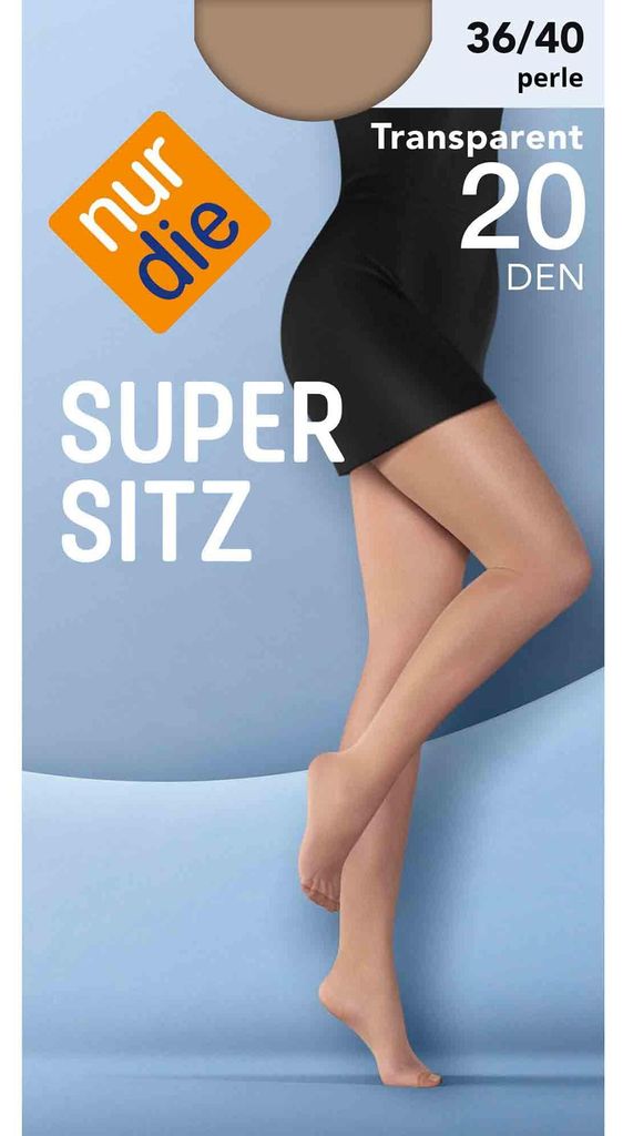 NUR DIE Strumpfhose Supersitz 20 DEN - perle - 40-44 Produktbild 