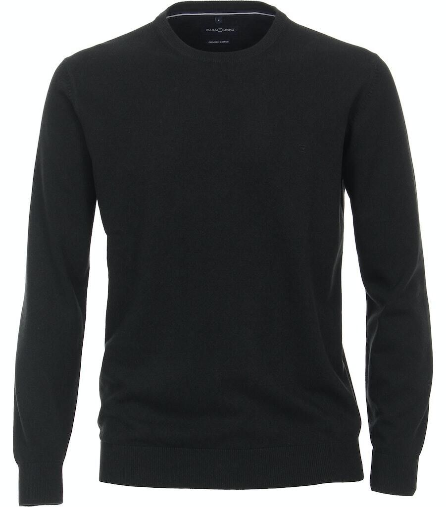 CASAMODA - Herren Pullover Rundhals (423980800), Größe: L, Farbe: Grün (344)