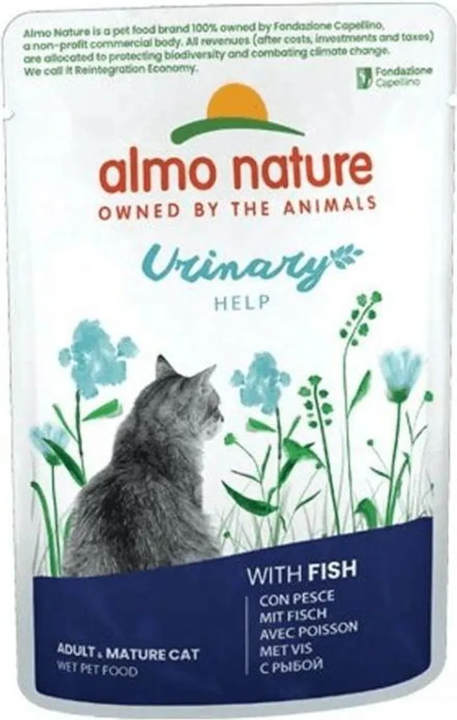 Almo Nature Urinary Support au Poisson 70g x30 - Pâtée pour Chat