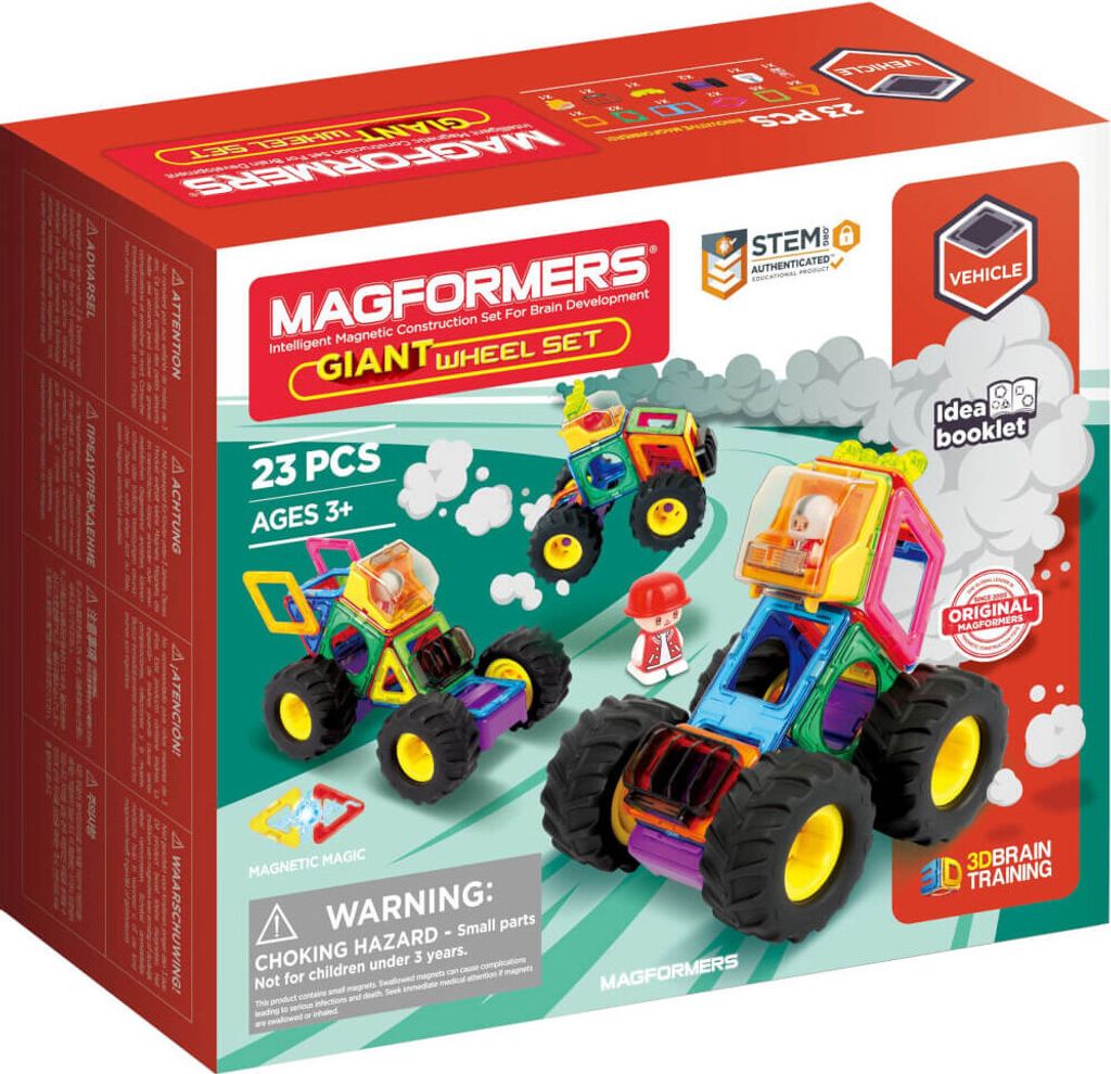 MAGFORMERS Vehicle Giant Wheel 23 Teile