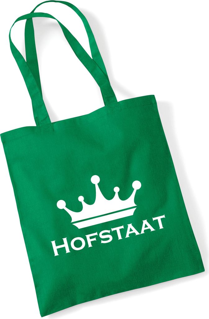 Huuraa Jutebeutel Hofstaat Schützenfest 10 Liter Kelly Green Baumwolle Tasche Geschenkidee