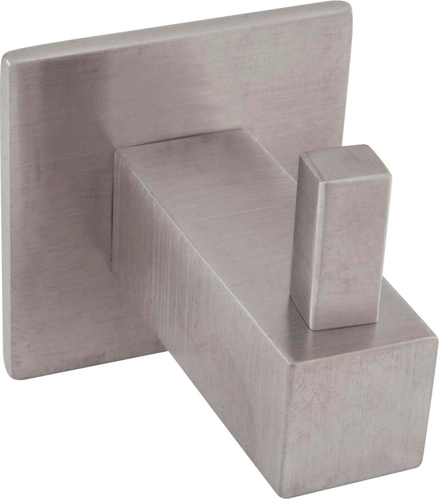 Technik Team Mantelhaken Tikal Garderobenhakenmit Platte 35x35mm, T 41mm, Edelstahl gebürstet