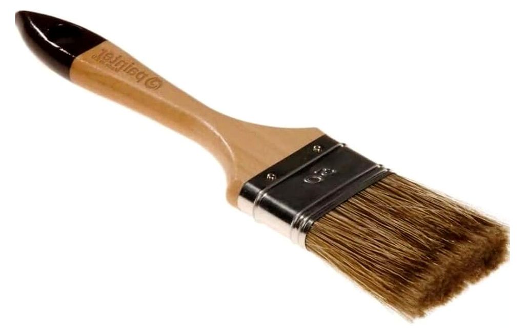 Pinsel 70 mm für Maler mit hochwertiger Fasermischung und lackiertem Buchenholzstiel