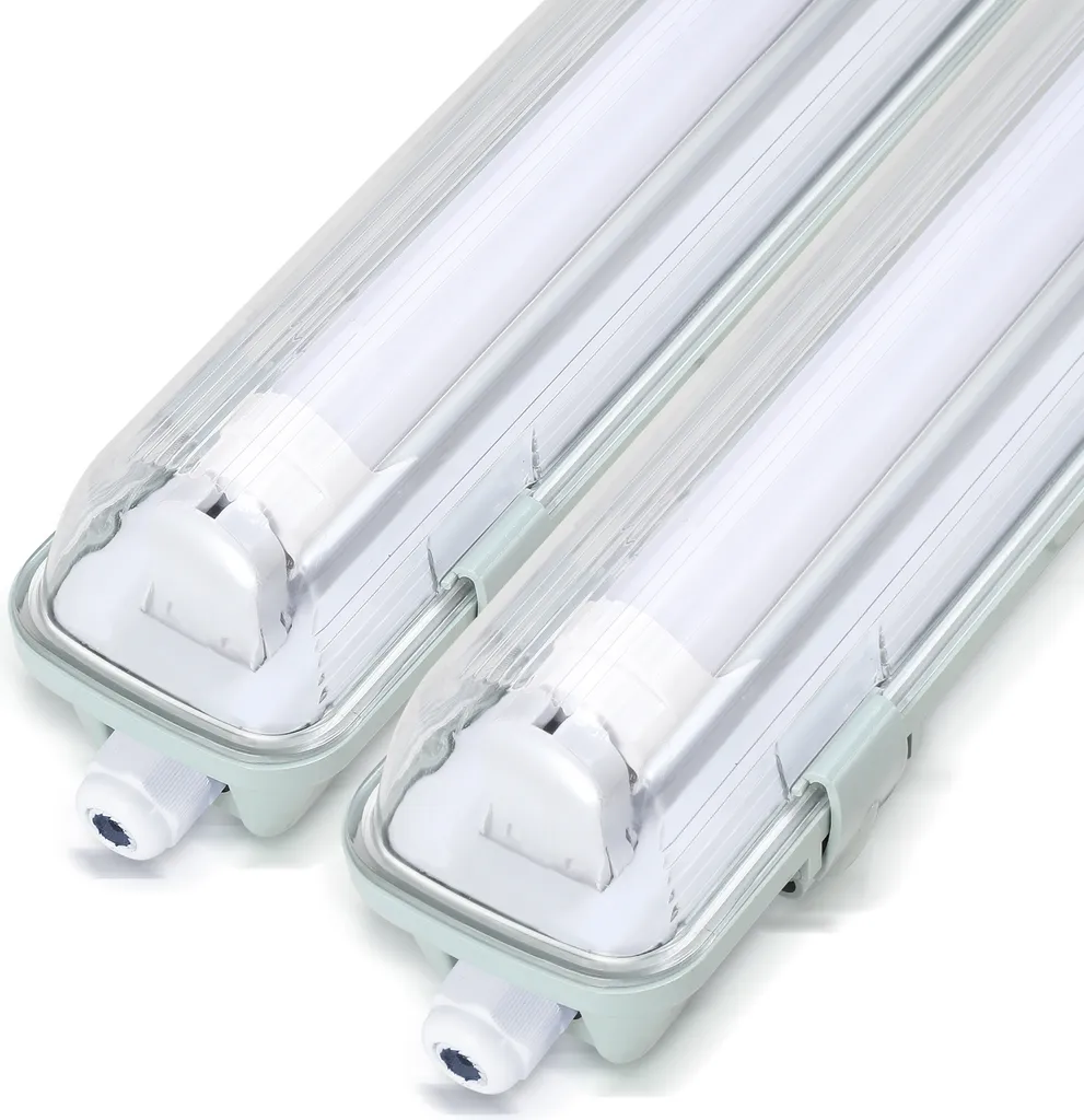 Izrielar LED 2X 150cm 24W 6500K: Illuminazione Industriale IP65