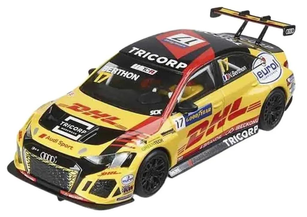 Audi RS3 LMS TCR Scalextric DHL - Voiture de Circuit Haute Fidélité