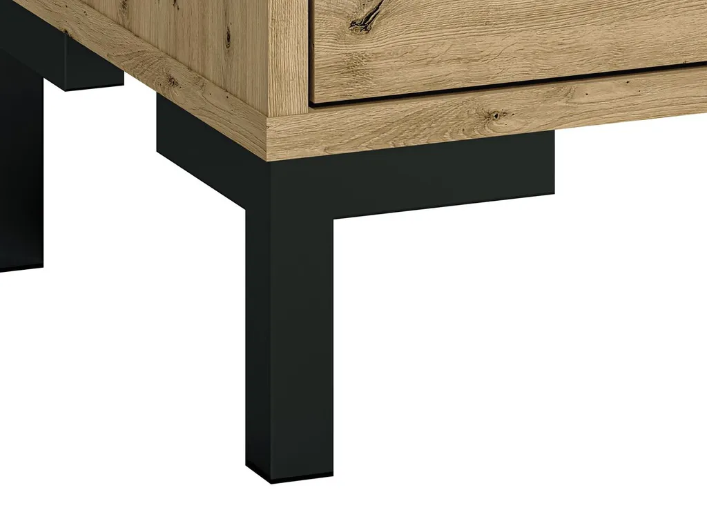 Buffet bas et commode BEDA chêne artisan pour chambre et salon chic