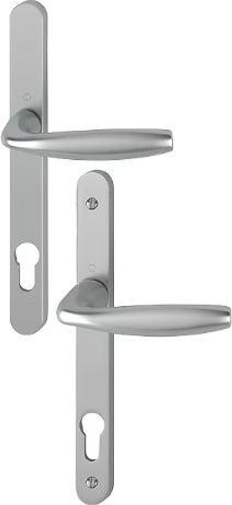 Türpaket auf schmaler Platte New-York 1810RH/300LMSGL/1810 HOPPE Edelstahl PZ92 - 3398270