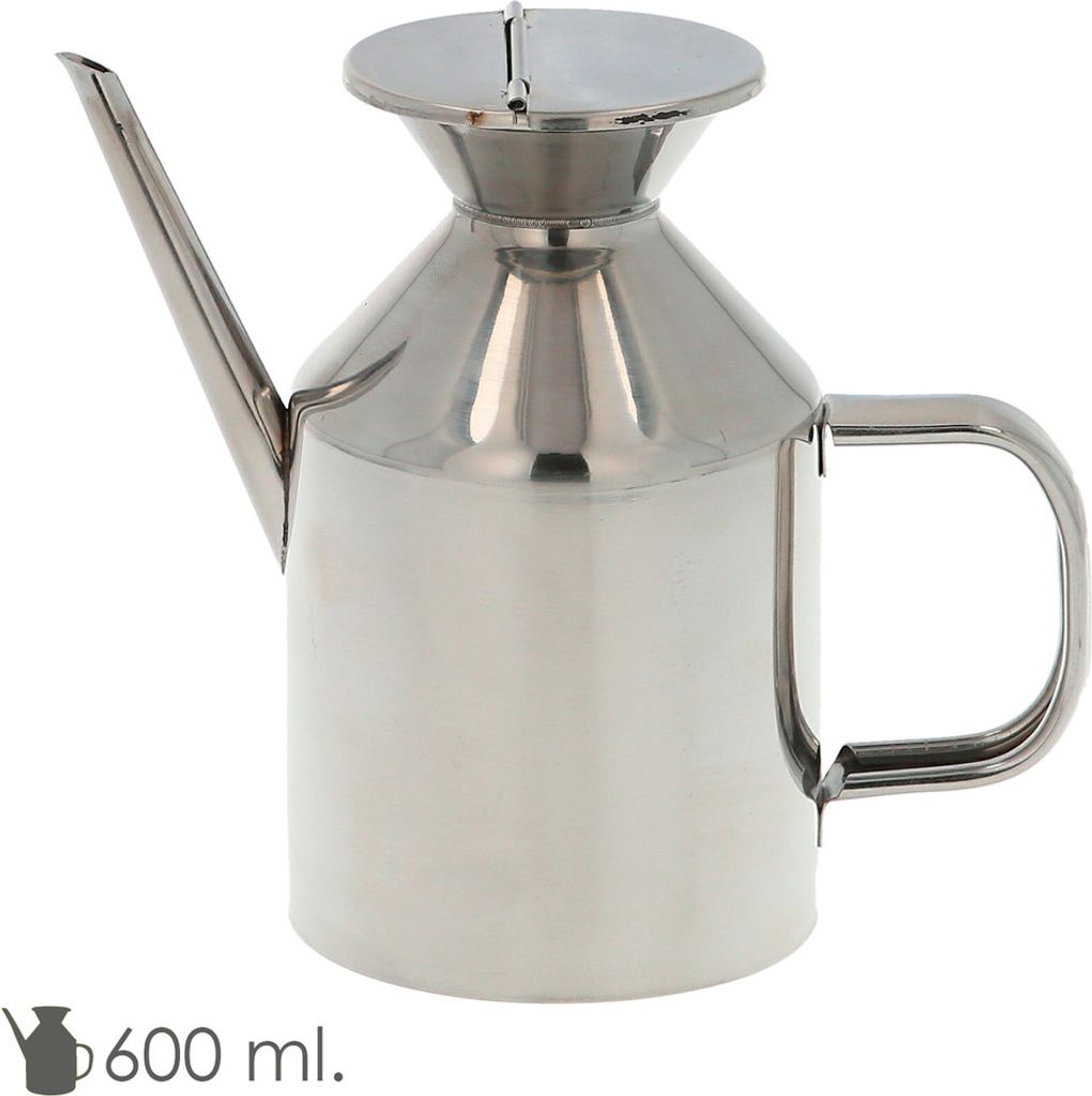 Burette à huile en acier inoxydable "Classic" 625ml. Image du produit 
