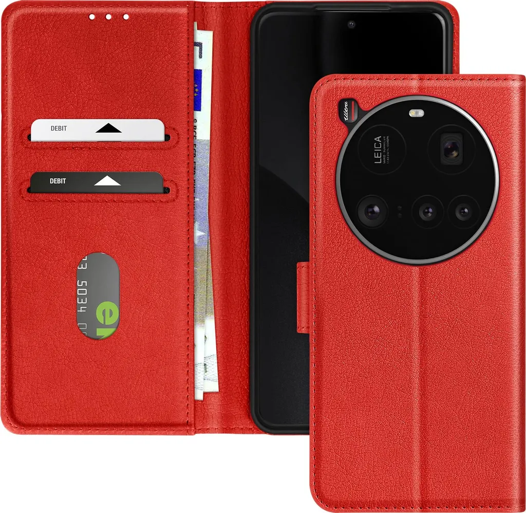 Offerta Custodia Xiaomi 15 Ultra Rosso Avizar - Portafoglio + Video