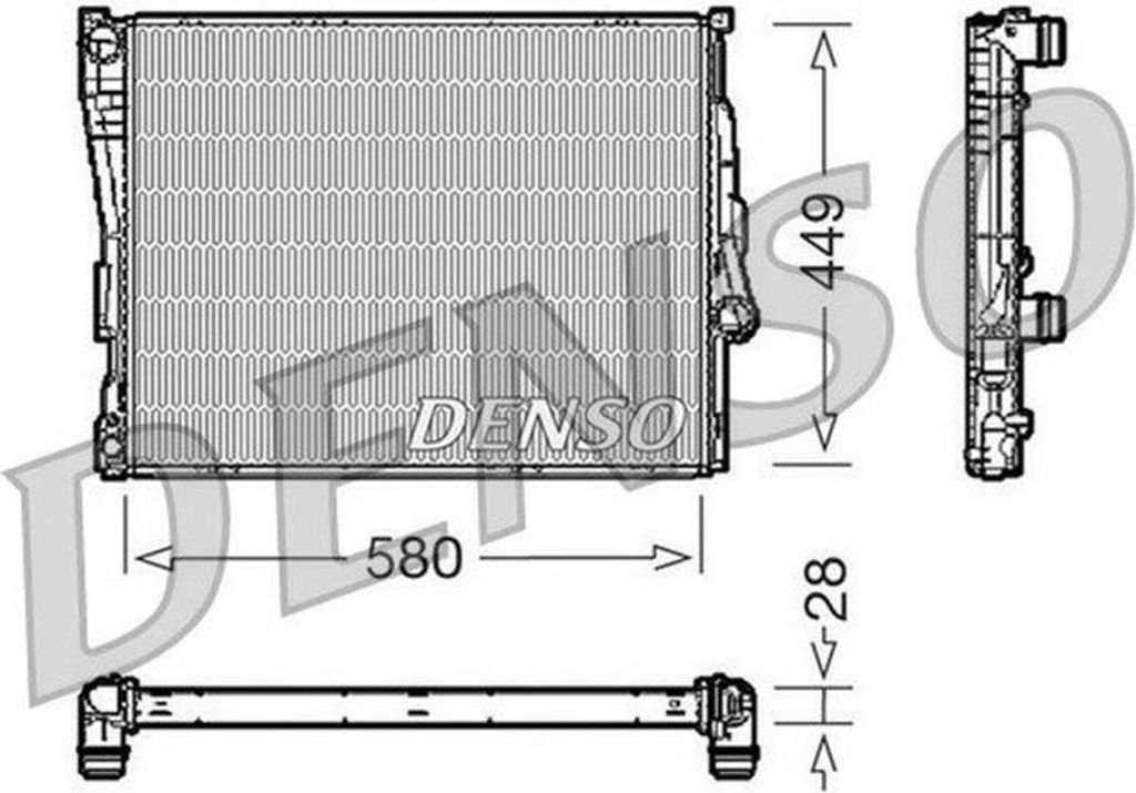 Kühler, Motorkühlung DENSO DRM05069