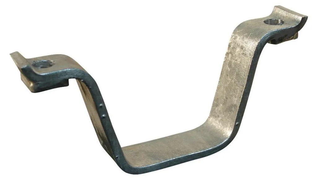 Fixation sans perçage plaque de serrage 70x70 mm acier galvanisé