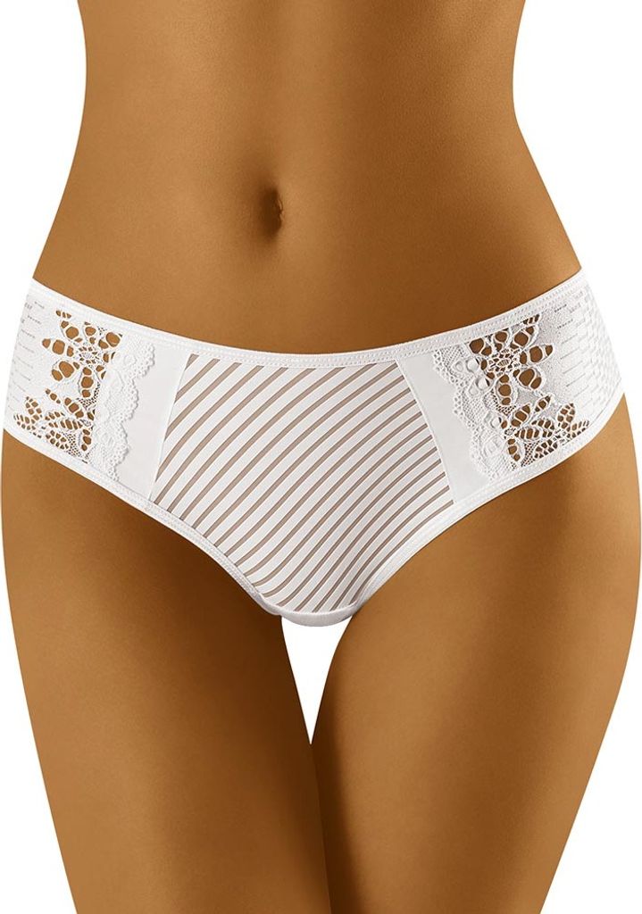 Wolbar Damen Hüft-String WB101 , weiß, S