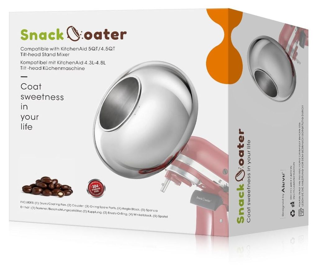 Solidchoice - Snack Coater voor Stand Mixer van 2.99 kg Productafbeelding 