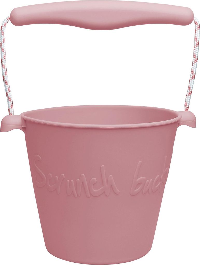 Scrunch Strand Eimer Rosa Rosa One Size