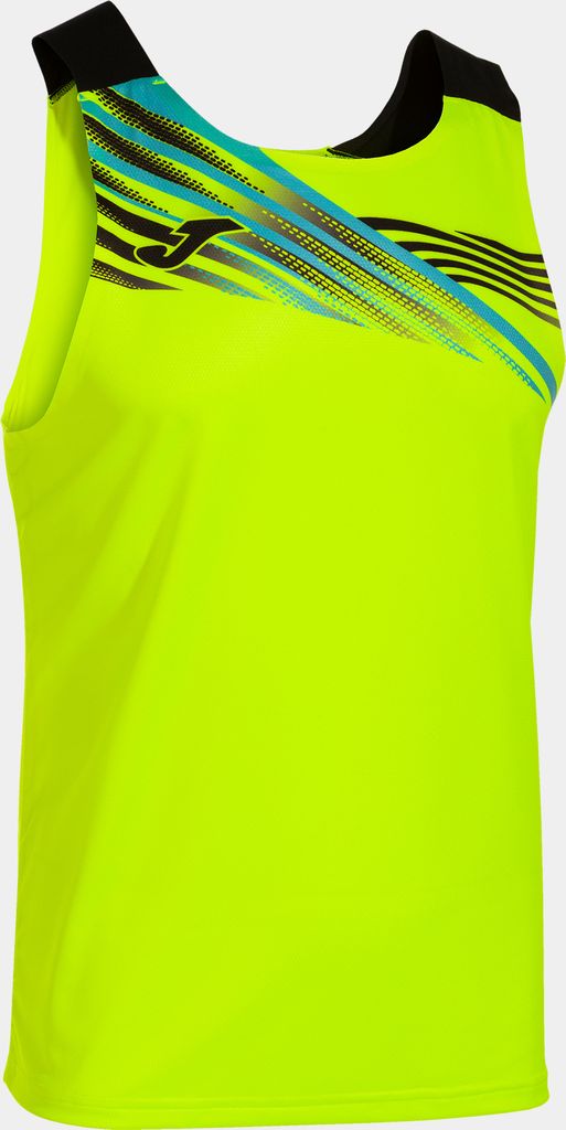 Joma Elite X Sleeveless, Gelb Flúor-Schwarz, S