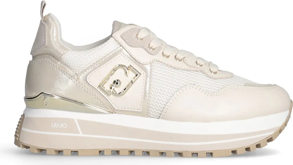 Chaussures de Sport Liu Jo Maxi Wonder Beige EU 39 Sneakers Plateforme