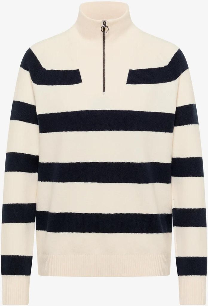 CECIL Troyer 'Gestreifter Pullover', B303753, universal blue, Gr. M