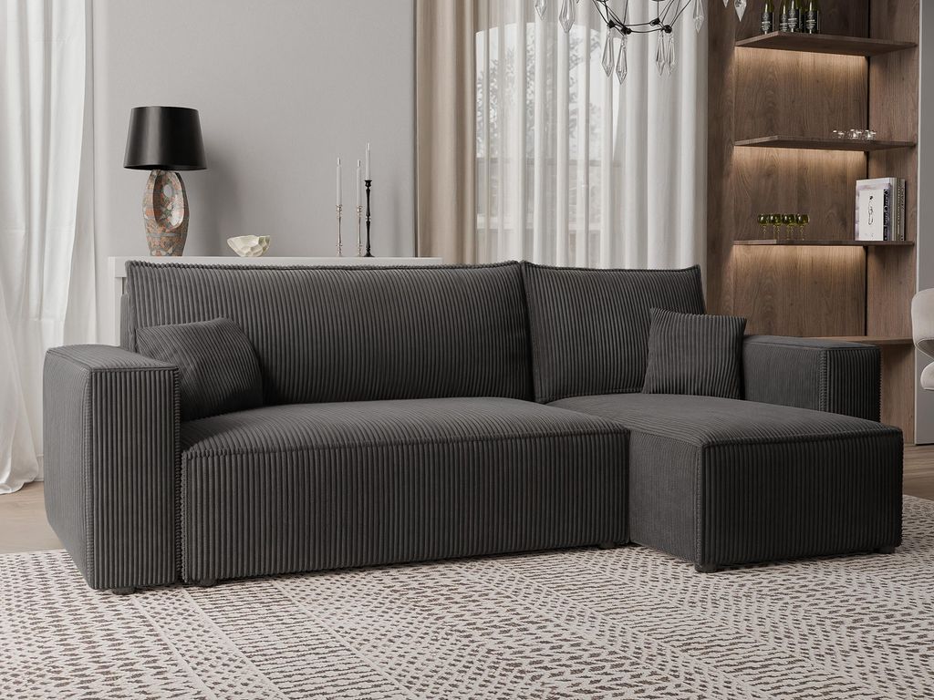 Idohome - PARIS L Ecksofa mit Schlaffunktion und Bettkasten Produktbild 