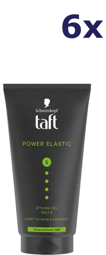 6x Taft styling gel 150ml, Power Elastic Productafbeelding 