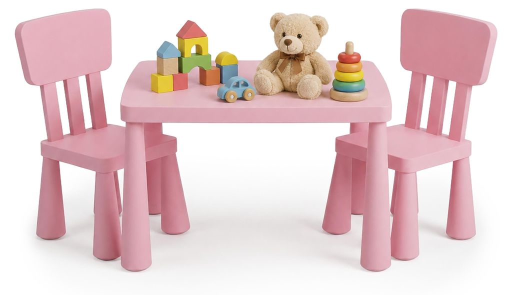 Set di sedute per bambini Relaxdays, composto da 1 tavolino Immagine del prodotto 