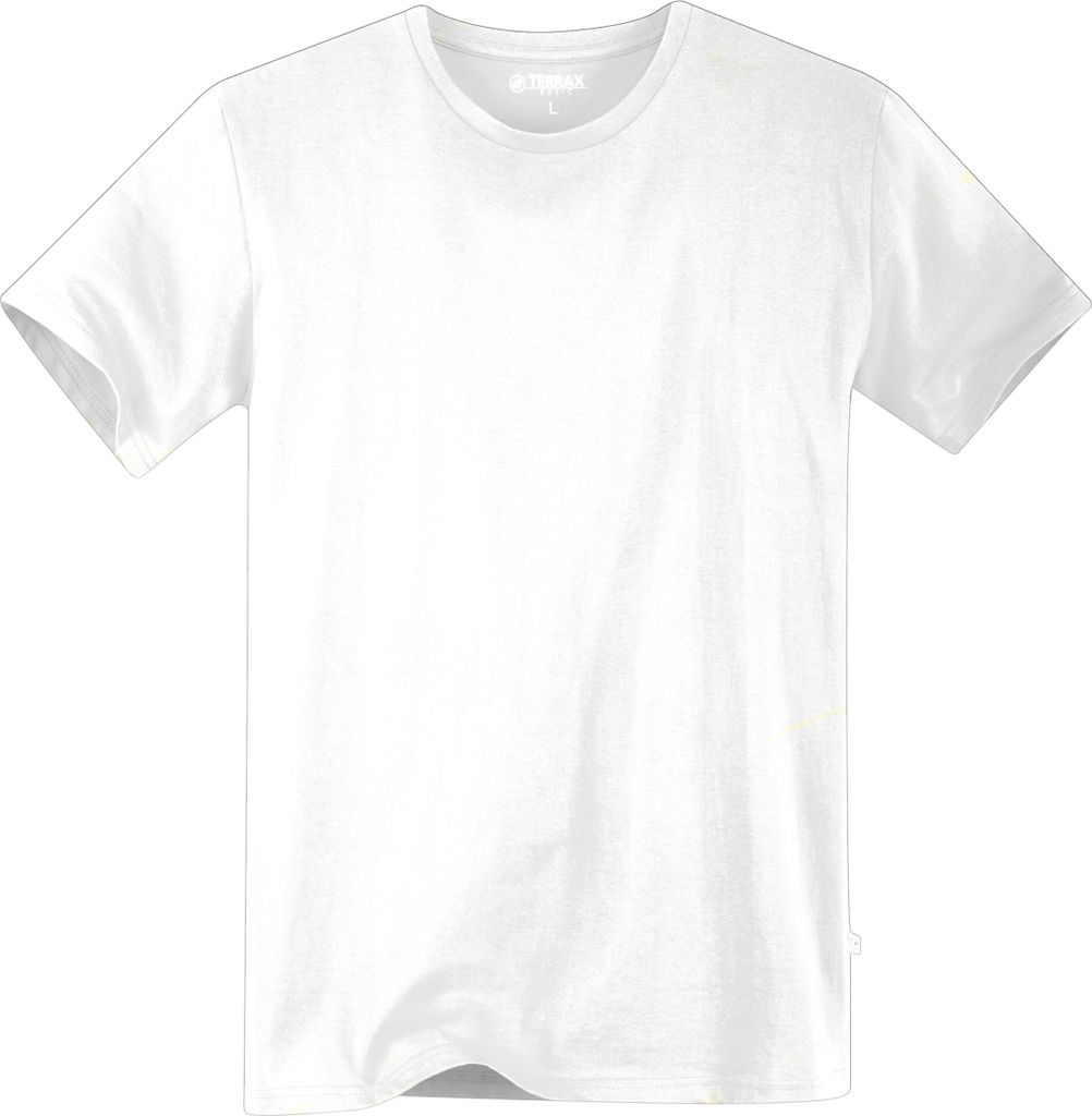 TERRAX Bekleidung 10797-0000 Terrax Basic Herren weiß Größe