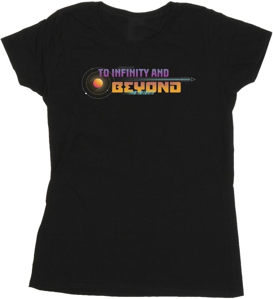 Disney - "Lightyear Infinity And Beyond" T-Shirt für Damen BI29261 (L) (Schwarz)