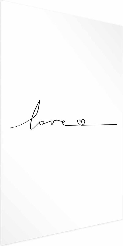 Posterpapier Poster - Love Everywhere 60x90 cm Text m-A-0849-ao-a