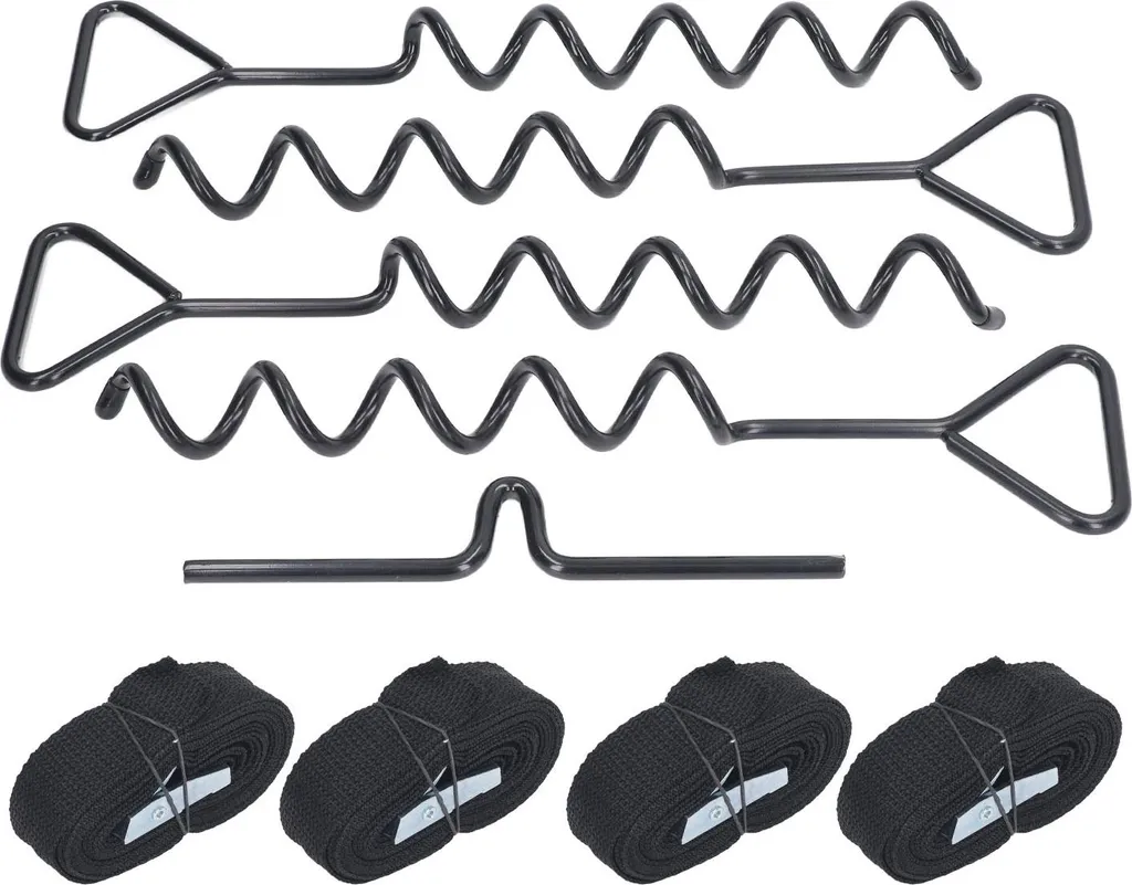 Fixation au Sol Anti-Vent pour Trampoline et Abri : Stop au Basculement