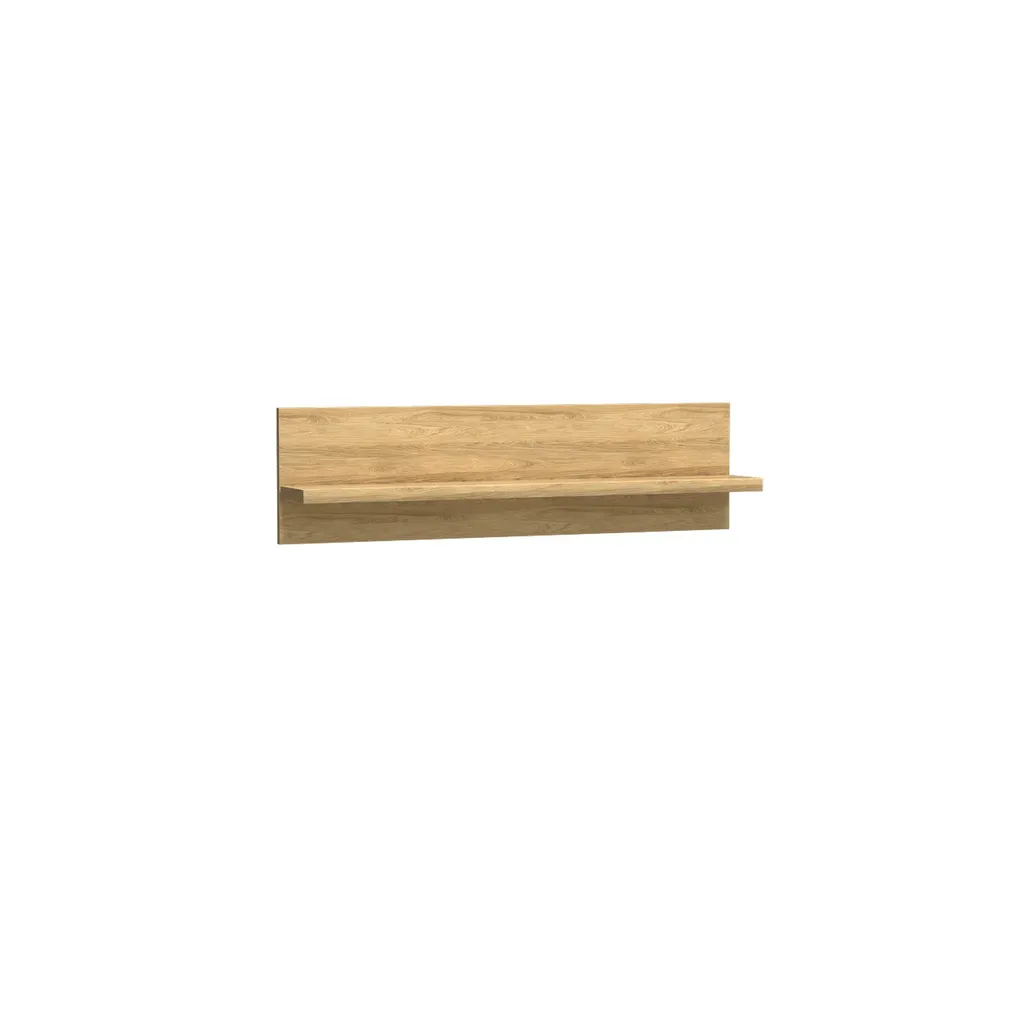 Étagère murale GINETTE chêne hickory : gagnez de la place avec élégance