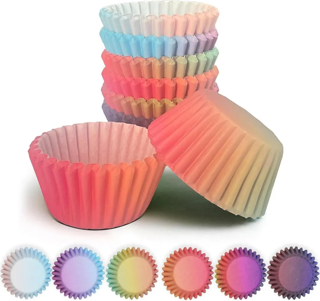 300 Mini Pirottini per Muffin Graduali - Qualità Alimentare Decora