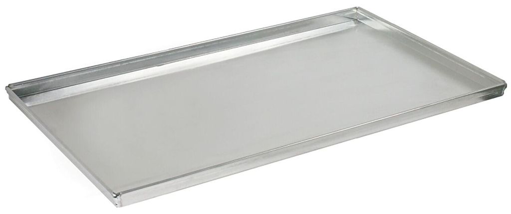 Backblech, Kuchenblech, Aluminium, GN 1/1, Ränder 90° gezogen