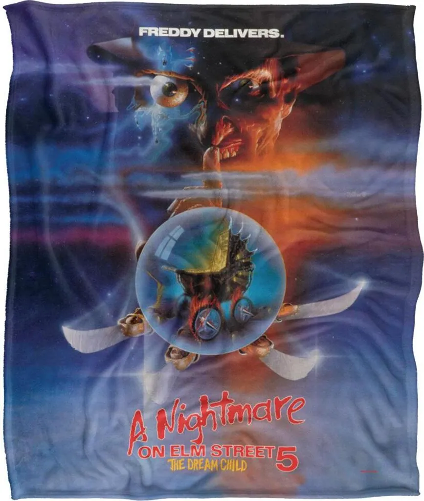 Couverture Canapé Nightmare On Elm Street Plaid Soirée Cinéma