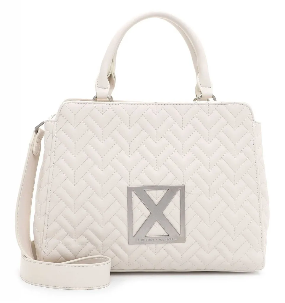 SURI FREY Alexander Shopper Cream Avorio - Borsa a Tracolla Elegante