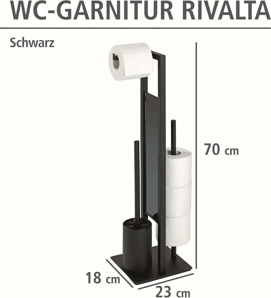 Zestaw toaletowy Rivalta Black 23708100 Zdjęcie produktu 19