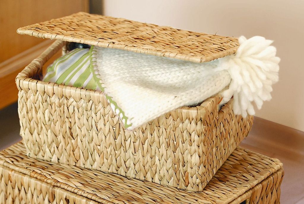 Universaltruhe klein Wasserhyazinthe – Aufbewahrungstruhe