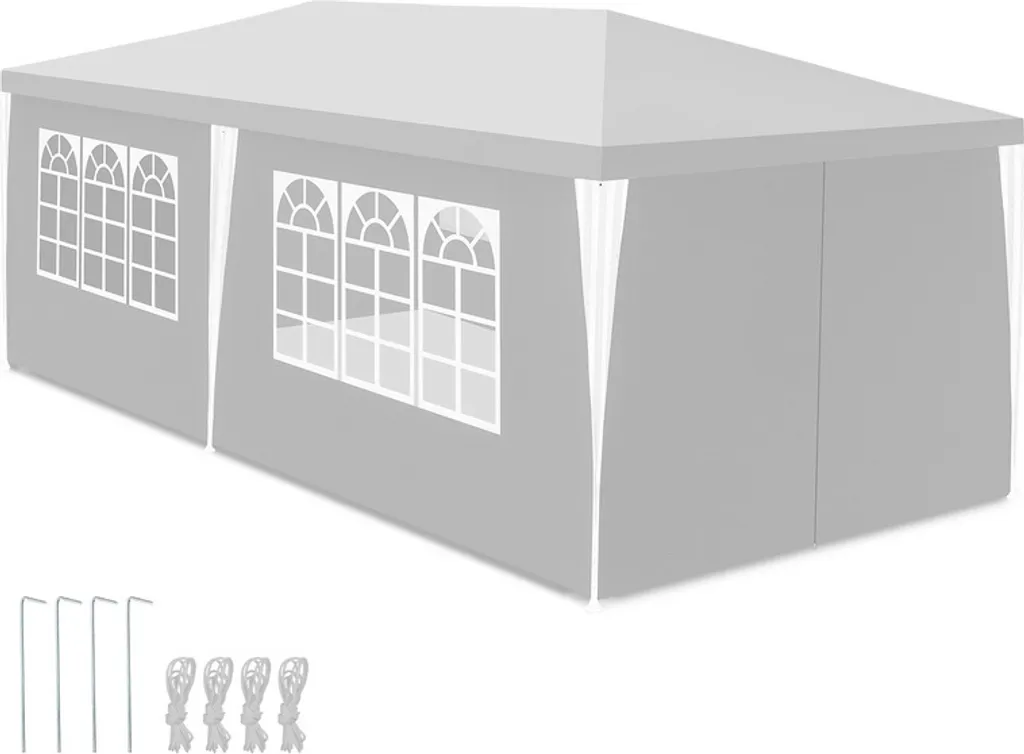 Clanmacy Gazebo Giardino Pannelli Laterali 2 Porte - Offerta Esclusiva