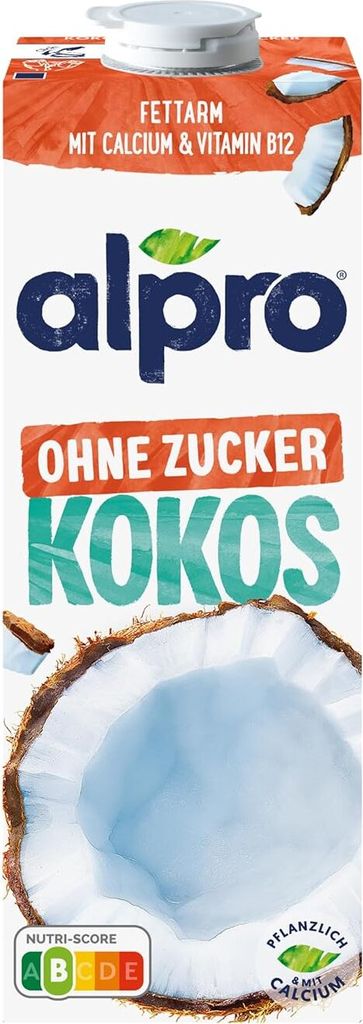 alpro® 3973465001 alpro® OHNE ZUCKER Kokosnussdrink 1,0 l Obrázok produktu 