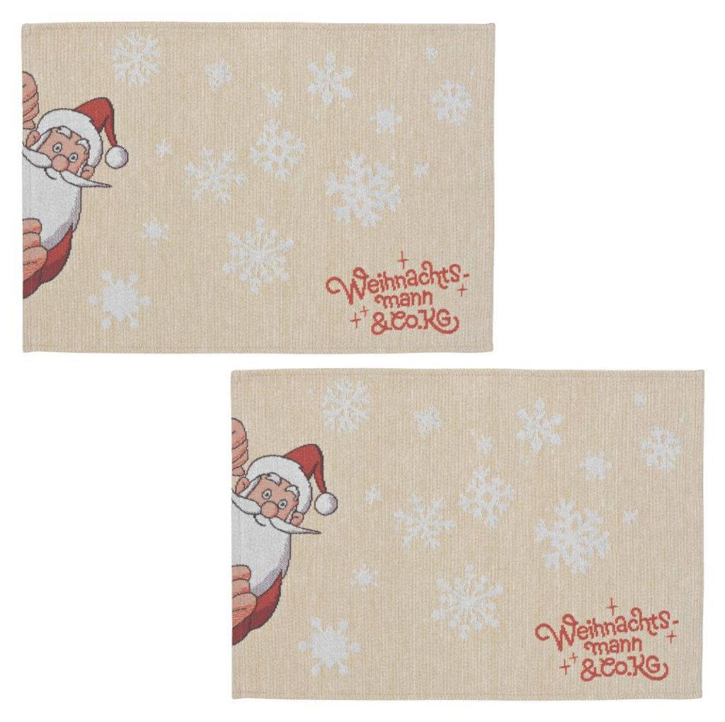 Weihnachtsmann & Co. KG 2er Set Tischset, Platzdeckchen, Produktbild 